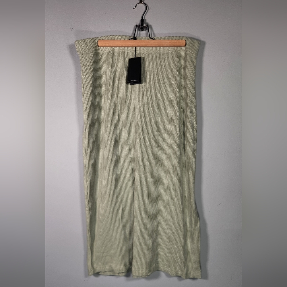 Rails Angie Ribbed Jersey Pencil Skirt In Reseda Light Mint Green